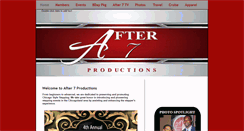 Desktop Screenshot of after7productions.com